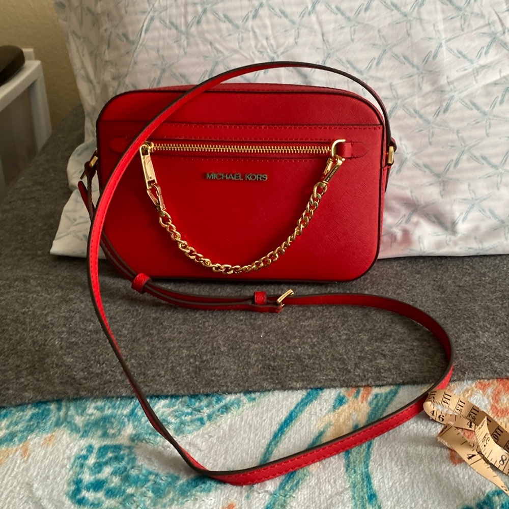 Michael Kors Bright Red Crossbody